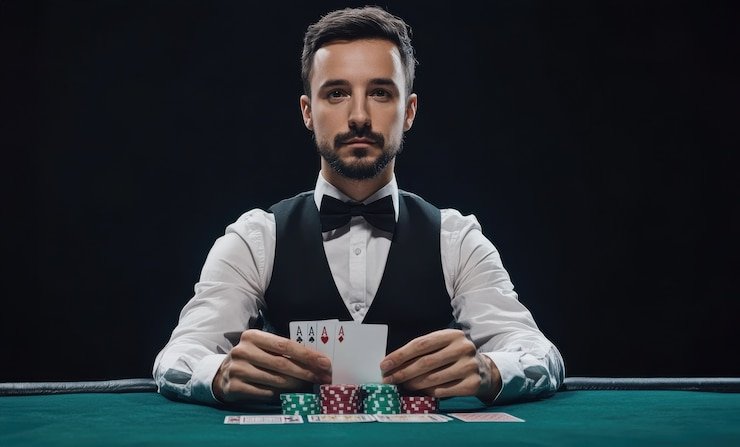 Aplikasi mobile rp888 casino menampilkan live-dealer tables dan menu navigasi